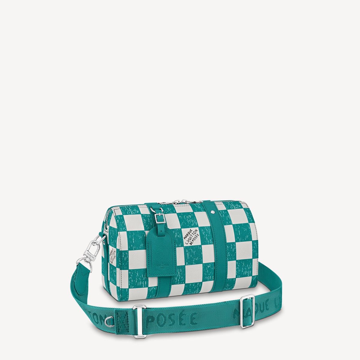 #n50076 l**is V*t*n damier checkerboard city keepall bag