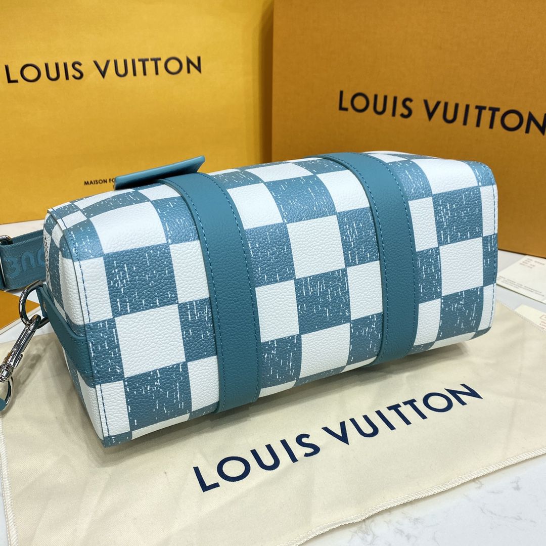 #n50076 l**is V*t*n damier checkerboard city keepall bag