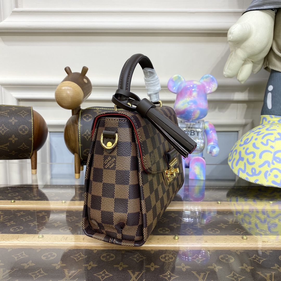 #n53000 l**is V*t*n  damier ebene croisette bag