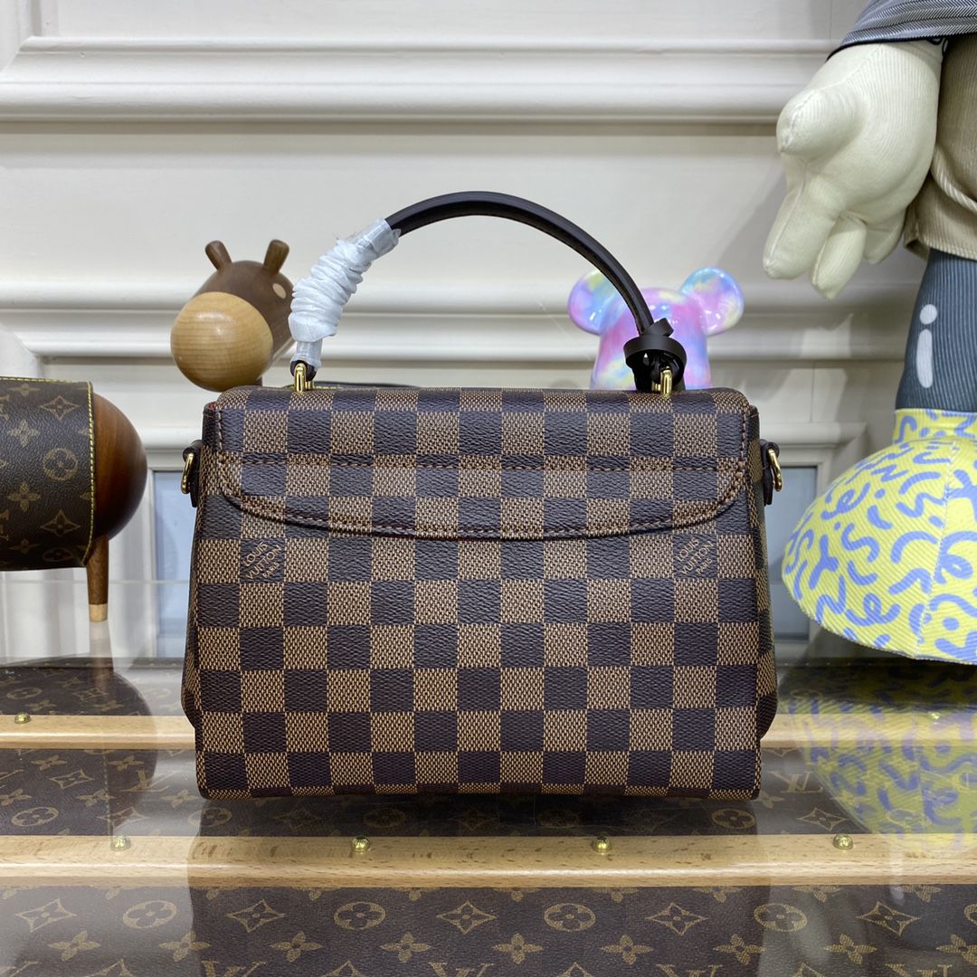 #n53000 l**is V*t*n  damier ebene croisette bag