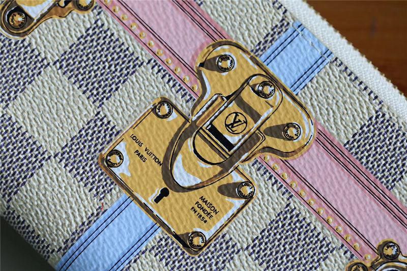 n60109 l**is V*t*n 2018 premium summer damier azur clémence wallet