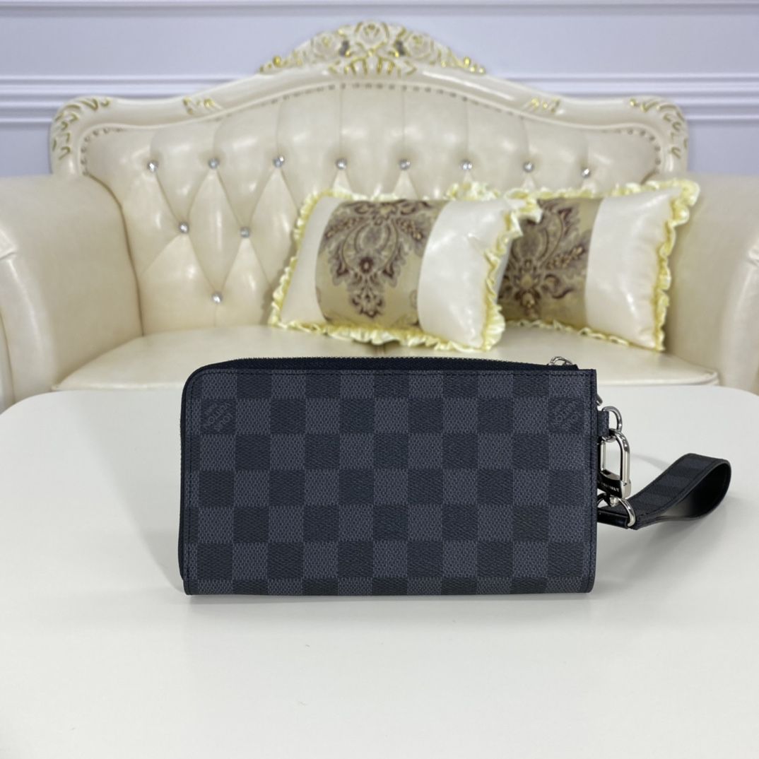 #n60379 l**is V*t*n summer 2021 damier graphite zippy dragonne wallet