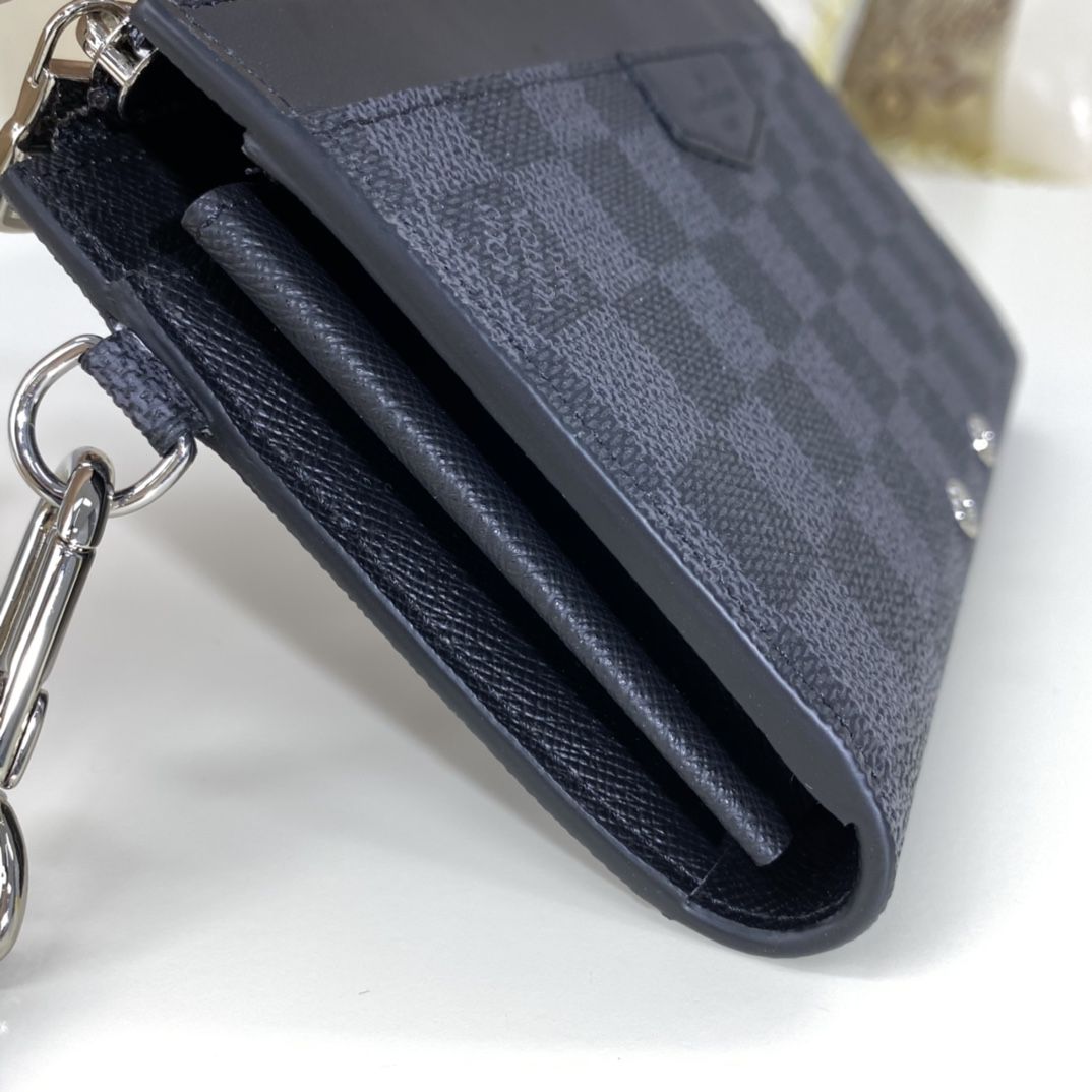 #n60379 l**is V*t*n summer 2021 damier graphite zippy dragonne wallet