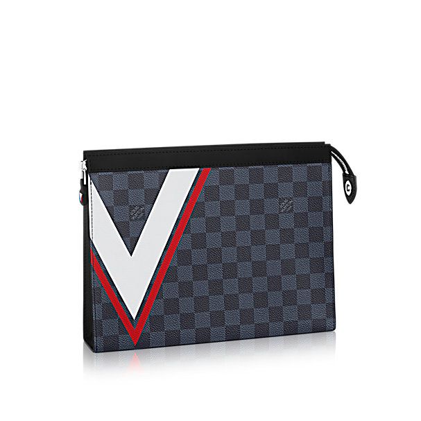 n64023 l**is V*t*n 2017 premium damier cobalt pochette voyage mm