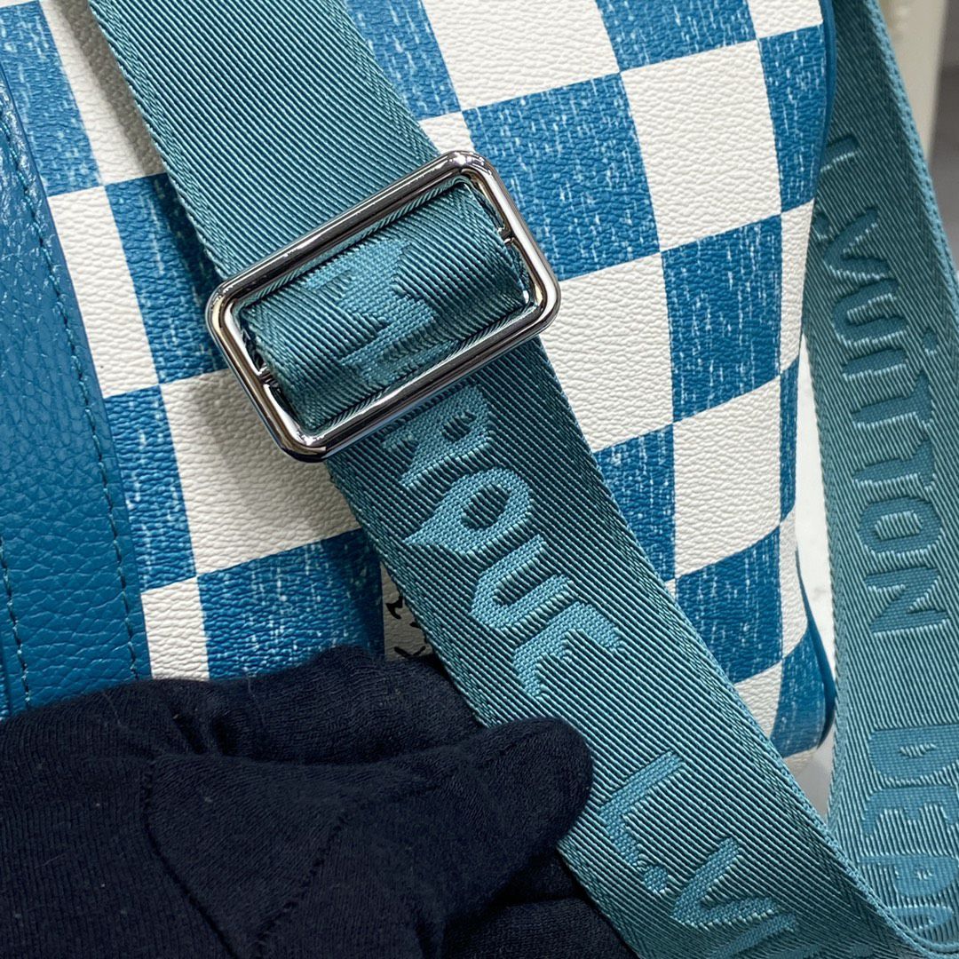 #n80404 l**is V*t*n damier checkerboard keepall bandoulière 45 bag