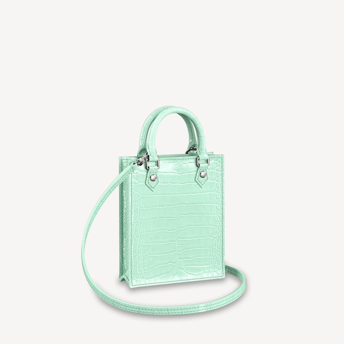 #n99487 l**is V*t*n brilliant alligator leather petit sac plat bag