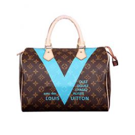 Louis Vuitton Limited Edition Monogram Canvas Mirage Speedy 30 Bag, Lot  #58315