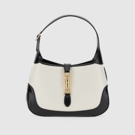 636709 Gucci Jackie 1961 Small Shoulder Bag-White