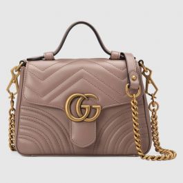 Gg marmont mini sales top handle bag price