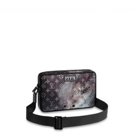 Louis Vuitton Black Monogram Galaxy Alpha Hobo Bag Louis Vuitton
