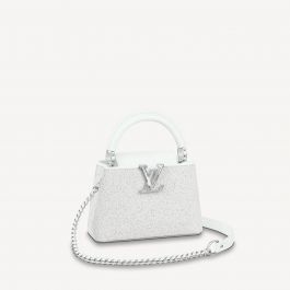 M20901 Louis Vuitton Taurillon Monogram Keepall 50 Bag-Cream