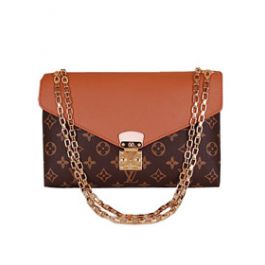 Louis Vuitton Pallas Chain Shoulder Bag Monogram Canvas And Calf Leather