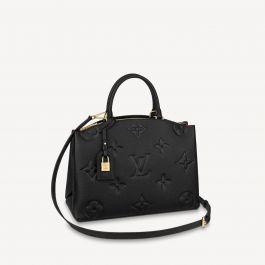 Louis Vuitton Grand Palais Tote Bag Monogram Embossed Leather In