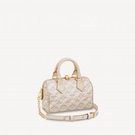 Shop Louis Vuitton Monogram Casual Style 2WAY 3WAY Chain Plain Leather (SAC  SPEEDY BANDOULIERE 20, M46163, M46092) by Mikrie