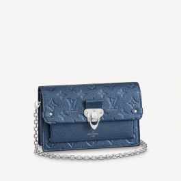Shop Louis Vuitton MONOGRAM EMPREINTE 2021 SS Vavin chain wallet