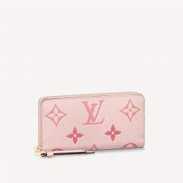 Louis Vuitton LV Zippy rose ballerine Pink Leather ref.254332 - Joli Closet