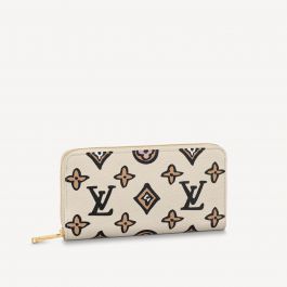 Louis Vuitton Damier Ebene Coated Canvas Zippy Wallet