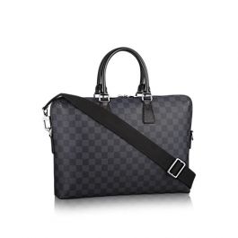 Louis Vuitton Damier Graphite Porte-Documents Jour w/ Strap - Grey  Briefcases, Bags - LOU772108