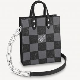 LOUIS VUITTON Shoulder bag coated canvas checkerboard H1…