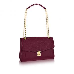 M90169 Louis Vuitton 2015 Monogram Vernis Alma PM- Cherry