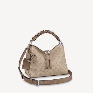 M54353 Louis Vuitton Mahina Leather Hina PM-Magnolia Pink