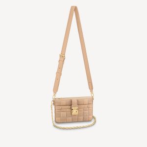 Louis Vuitton Troca MM Handbag Damier Quilt With Gold Color Hardware –  EliteLaza