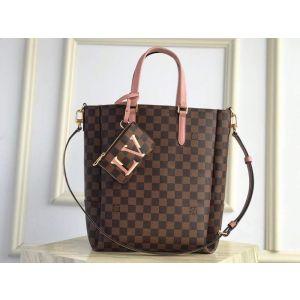 M54353 Louis Vuitton Mahina Leather Hina PM-Magnolia Pink
