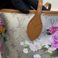 Floral Pattern Silver Louis Vuitton Large Never Full M21352