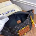 Louis Vuitton Discovery Bumbag Monogram Eclipse Gaston Label Savane Yellow  in Coated Canvas/Cowhide Leather with Silver-tone - US