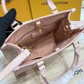  Louis Vuitton Tote Bag M46168 On The Go PM Pink