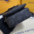 Authentic LOUIS VUITTON Monogram Macassar s-lock Vertical Wearable Wallet  M82